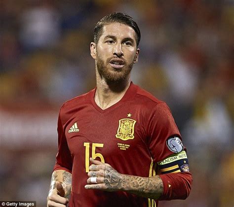 Madrid Captain And Centre Back Sergio Ramos Real Madrid Players Centre
