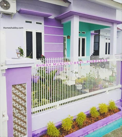 Cat Rumah Dan Pagar Warna Pink Gambar Design Rumah