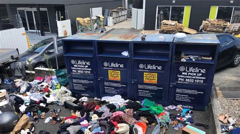 Lifeline Urges People Not To Dump Clothing Outside Bins After Charities Inundated Abc News