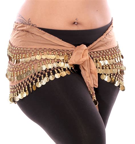 4025 Plus Size 1x 4x Chiffon Belly Dance Hip Scarf With Co