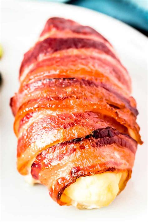 Bacon Wrapped Chicken Breasts With Brown Sugar And Honey Delicious
