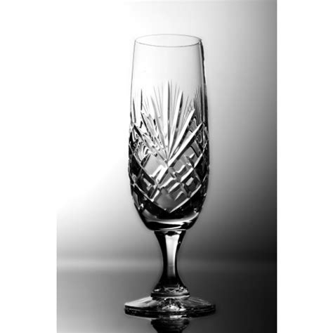 Timeless 24 Lead Crystal Champagne Glasses Set Of 6