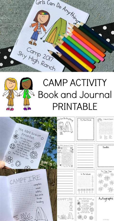 Editable Camp Booklet For Girl Scouts And Other Resources Girl Scout