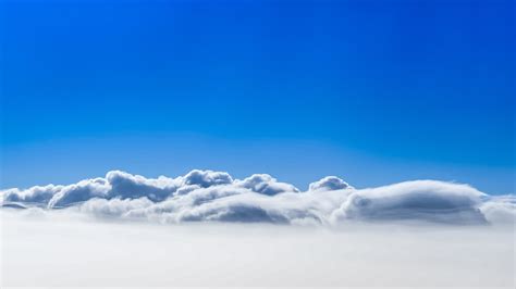 Wallpaper Clouds Blue Sky Hd 4k Nature 5928