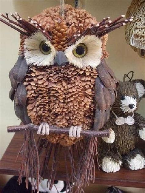 Woodsy Owly Owl Crafts Pine Cone Art Pine Cone Crafts