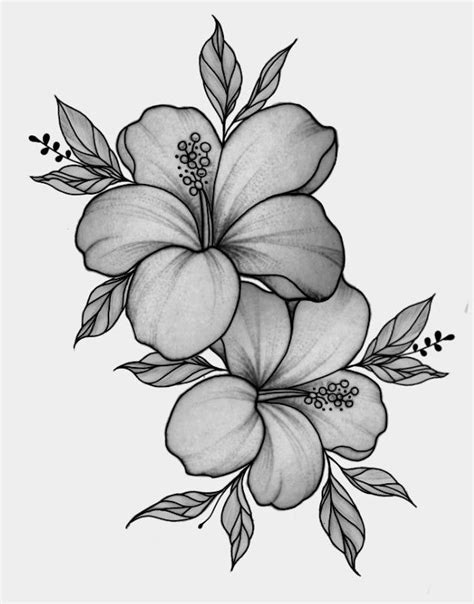 Pin By Linda De On Slr Hawaiian Flower Tattoos Hibiscus Flower