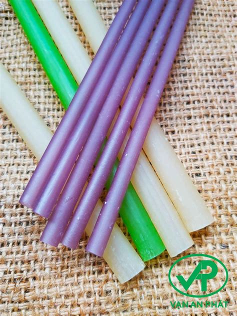 Natural Rice Drinking Straws Biodegradable Straws Eco Friendly