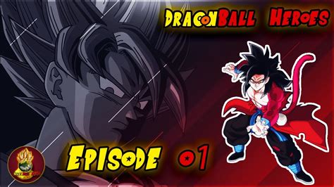 Dragon Ball Heroes Goku Blue Vs Goku Ssj4 Episode 01 English Sub