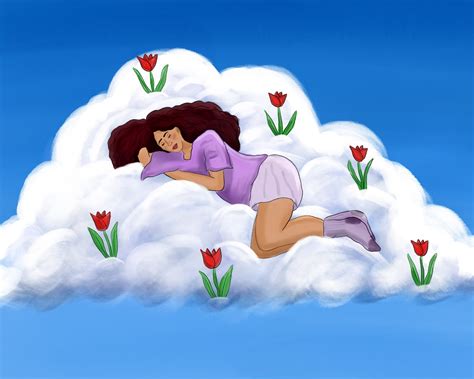 Sleeping On A Cloud 8x10 Art Print Etsy