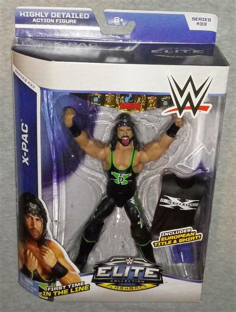 X Pac Wwe Elite Flashback 33 Mattel Figure New First Time In Line