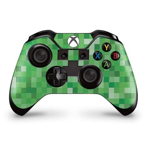 Pixel Creeper Xbox One Controller Skin Minecraft Survival Minecraft 1