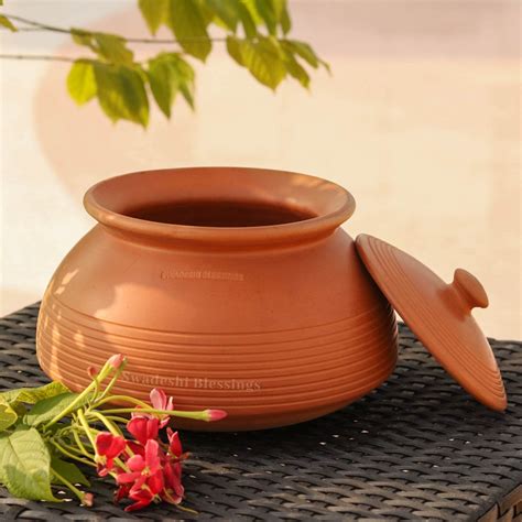 Unglazed Clay Handiclay Pot For Cooking And Serving With Etsy