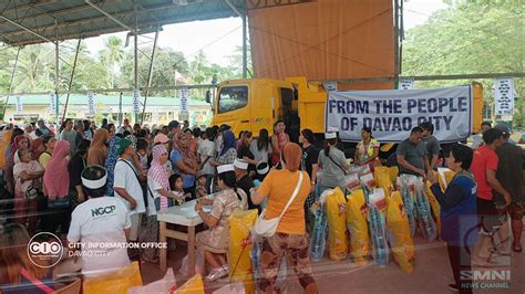 The City Govt Of Davao Continues To Deliver Welfare Goods To Brgys Affected By The Recent