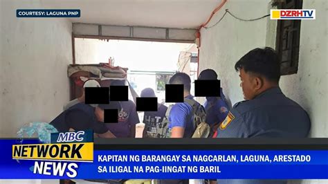 Balitang Barangay Kapitan Ng Barangay Arestado Sa Pagtatago Ng Baril My XXX Hot Girl