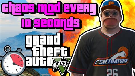 Gta 5 Chaos Mod Every 10 Seconds Youtube