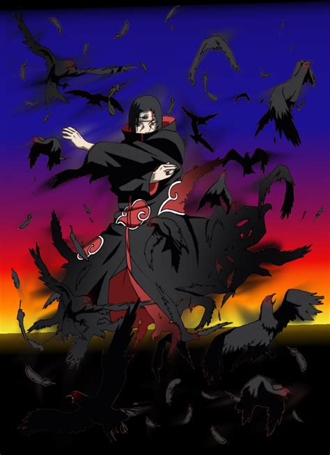 Itachi Crows By Dtd23 On Deviantart