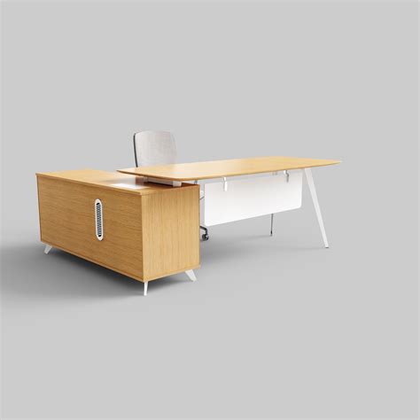 New Collection Modern Luxury Wood L Shape Executive Ceo Office