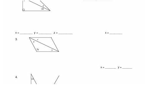 geometry angles worksheet answers