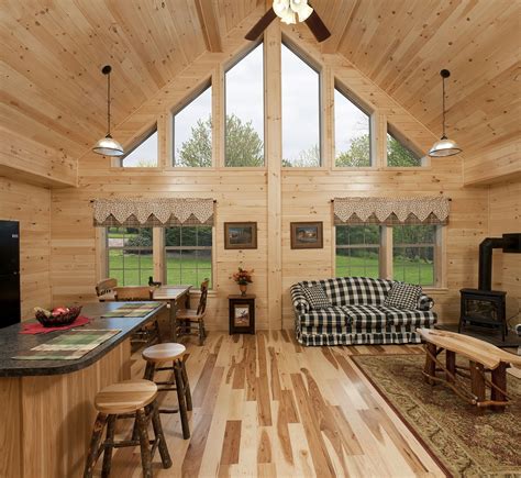 Modular Log Homes Prefab Log Homes Log Cabin Interior Cabin Interiors