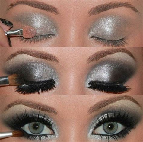 Smokey form of makeup also makes the eyes look big. 10 Easy Black Smokey Eye Tutorial For party Night