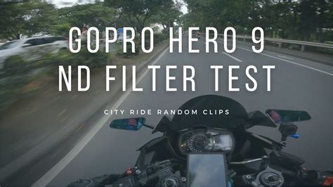 Go Pro Hero 9 ND Filter Test Kawasaki Ninja 400 YouTube