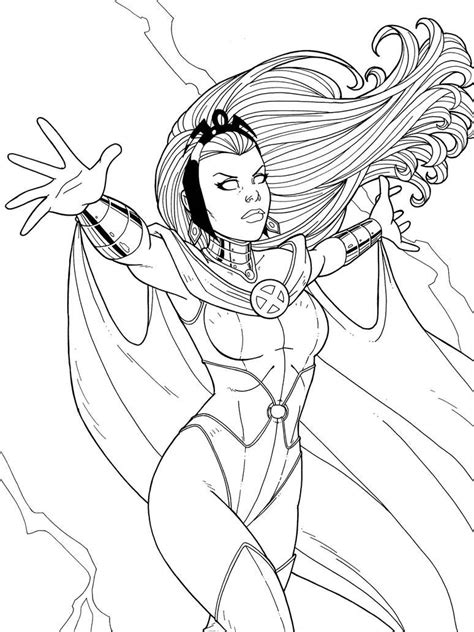Lots of xmen coloring book to choose from. Storm - Commission by JamieFayX on DeviantArt | Marvel ...
