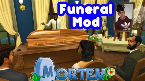 I Had A Realistic Funeral For My Sim 💀 Mortem Mod By Sims Realist Youtube