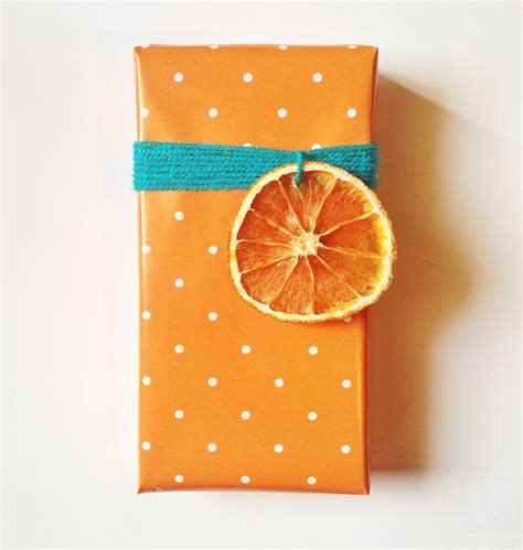 Orange Gift Wrapping Oranges Gift Gifts Gift Wrapping