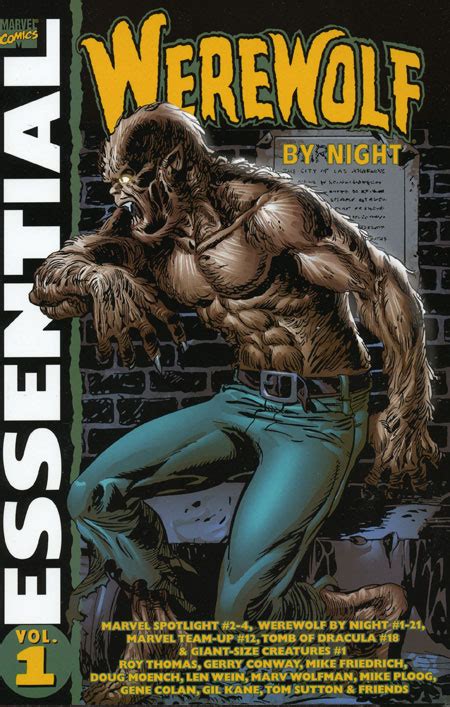 Essential Werewolf By Night Vol 1 Essential Showcase