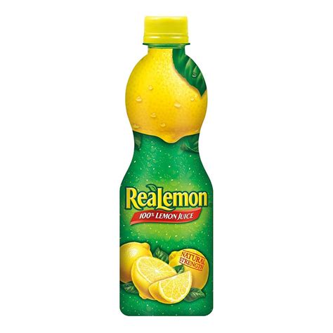 Real Lemon Juice 8oz 12ct Nimbus Imports