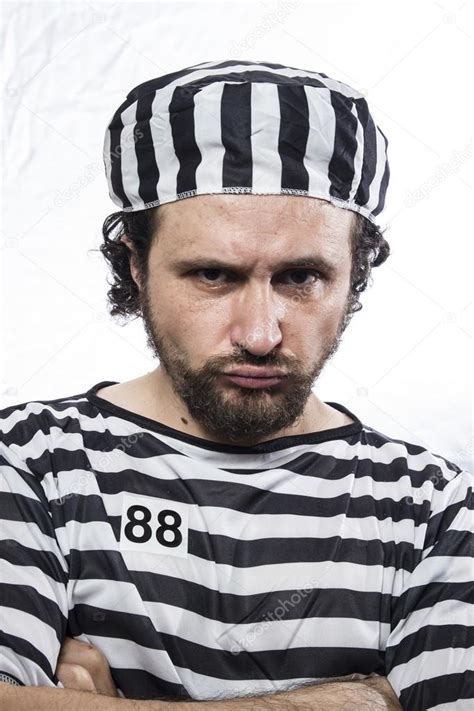 Man Prisoner In Prison Garb Stock Photo By ©outsiderzone 82159632