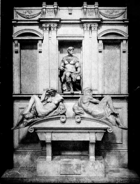 Michelangelo Tomb Of Giuliano De Medici Night And Day