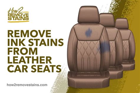 How To Clean Car Seats Stains How To Remove Stains From A Car Seat