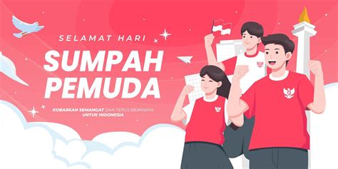 Selamat Hari Sumpah Pemuda Means Happy Indonesian Youth Pledge