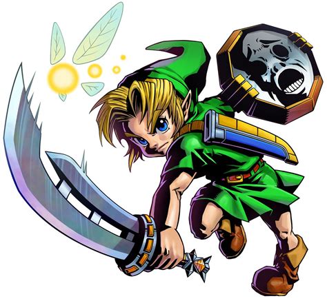 The Legend Of Zelda Majoras Mask 3d Young Link With Razor Sword