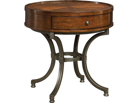 Hammary Living Room Round End Table 358 918 Nehligs Furniture