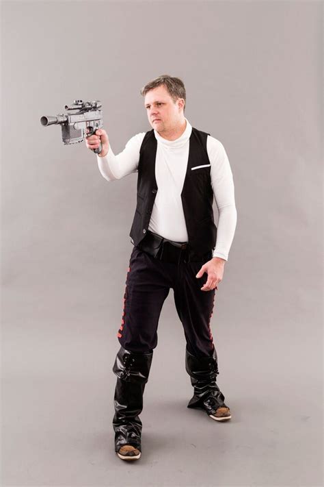 The two white shirts i use here i picked up for a couple of bucks at. This Han Solo Halloween Costume Is Made for 'Star Wars' Fans | Han solo halloween costume ...