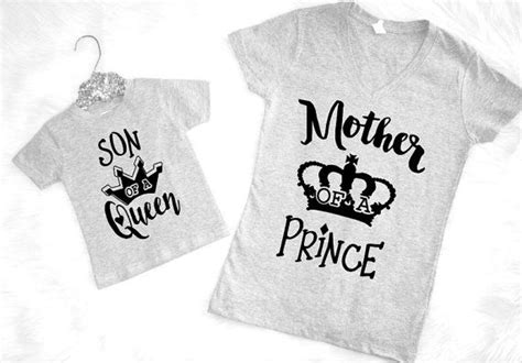 Mother Of A Prince Son Of A Queen Etsy Mommy And Son Queen Mother