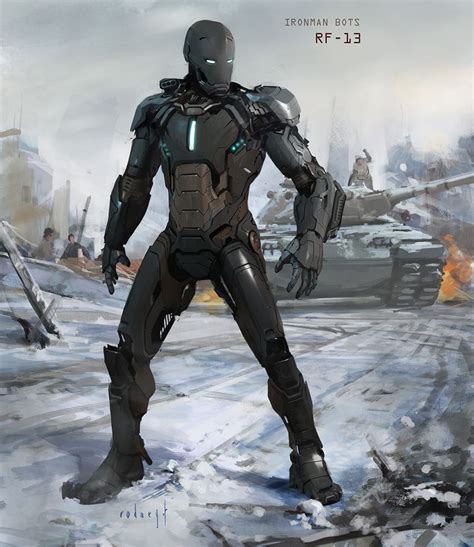 Avengers 2 Concept Art Ironman Bots Rf 13 Iron Man Art Marvel Iron