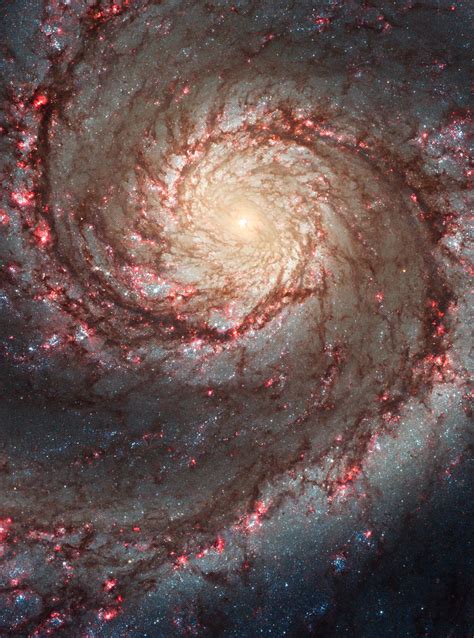 Closeup Of The Whirlpool Galaxy Messier 51 Taken In Visib Flickr