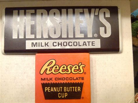 Life Size Candy Bar Magnets Hersheys Milk Chocolate And Reeses Peanut