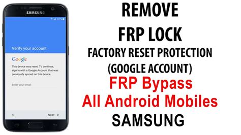 All Samsung Frp Unlock Tool All Samsung Google Lock Bypass Tool