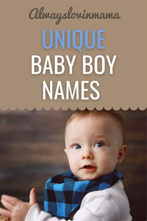 Unique Baby Boy Names Artofit