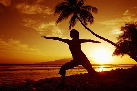 Yoga At Sunset Photograph By Ron Dahlquist Printscapes