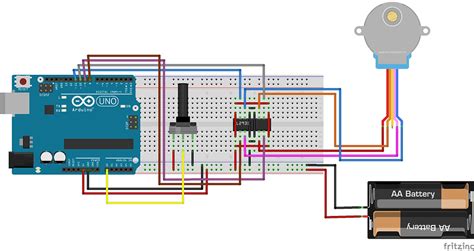 Arduino Stepper Motor Speed Controller Using Potentiometer