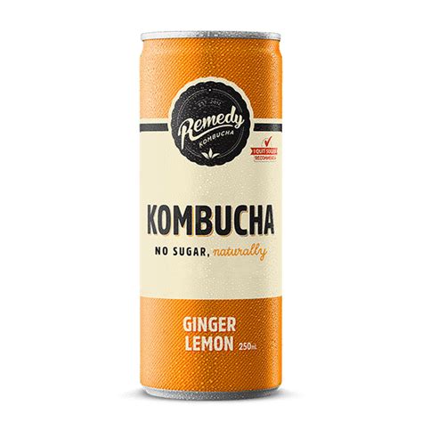 Remedy Kombucha Ginger Lemon 85oz