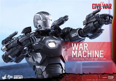 The official marvel movie page for captain america: Update On The Hot Toys Diecast Metal War Machine - The ...