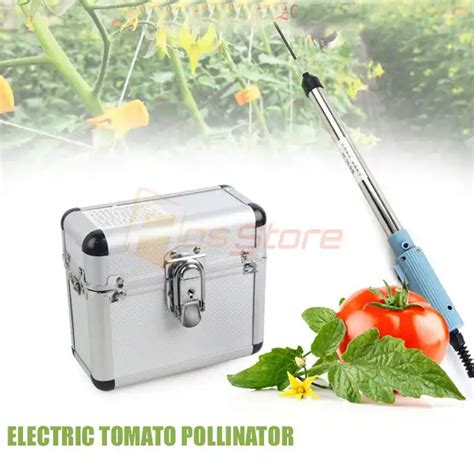 100 240v electric cordless tomato pollinator greenhouse cucumber tomato pollination tool tool