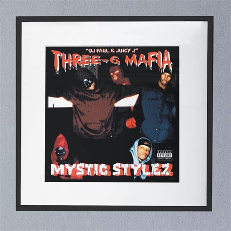 Three 6 Mafia Mystic Stylez Album Cover Poster Lost Posters