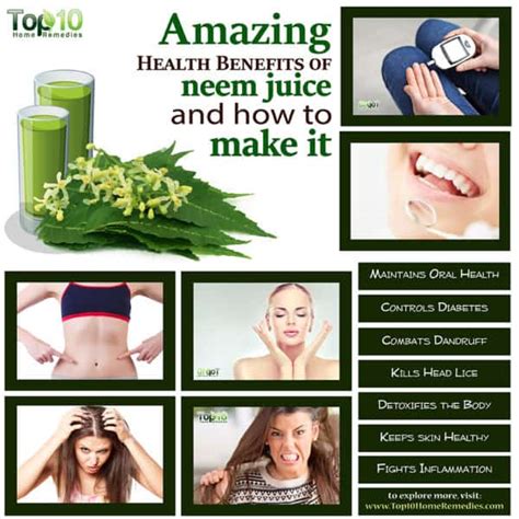 Amazing Health Benefits Of Neem Juice And How To Make It Top 10 Home